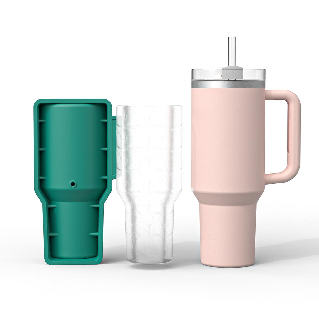Water Bottle Ice Maker,Insulated Cup Ice Tray - Creative Silicone Ice Mold with Easy Release Design