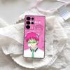 Cute Kitty Boy Saiki Kusuo Phone Case For Samsung S 24 Fe 25 Ultra Plus 20 Lite 21 30 22 23 24 22 Ultra 5G Fundas