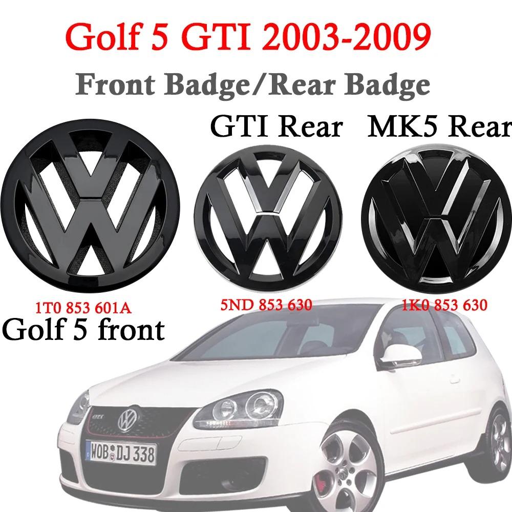 lijk1 VW Accessories  for Volkswagen GTI Golf5 MK5 2003-2007 127mm Front Grill Cover 110mm Rear Trunk Lid cover Car Styling Logo