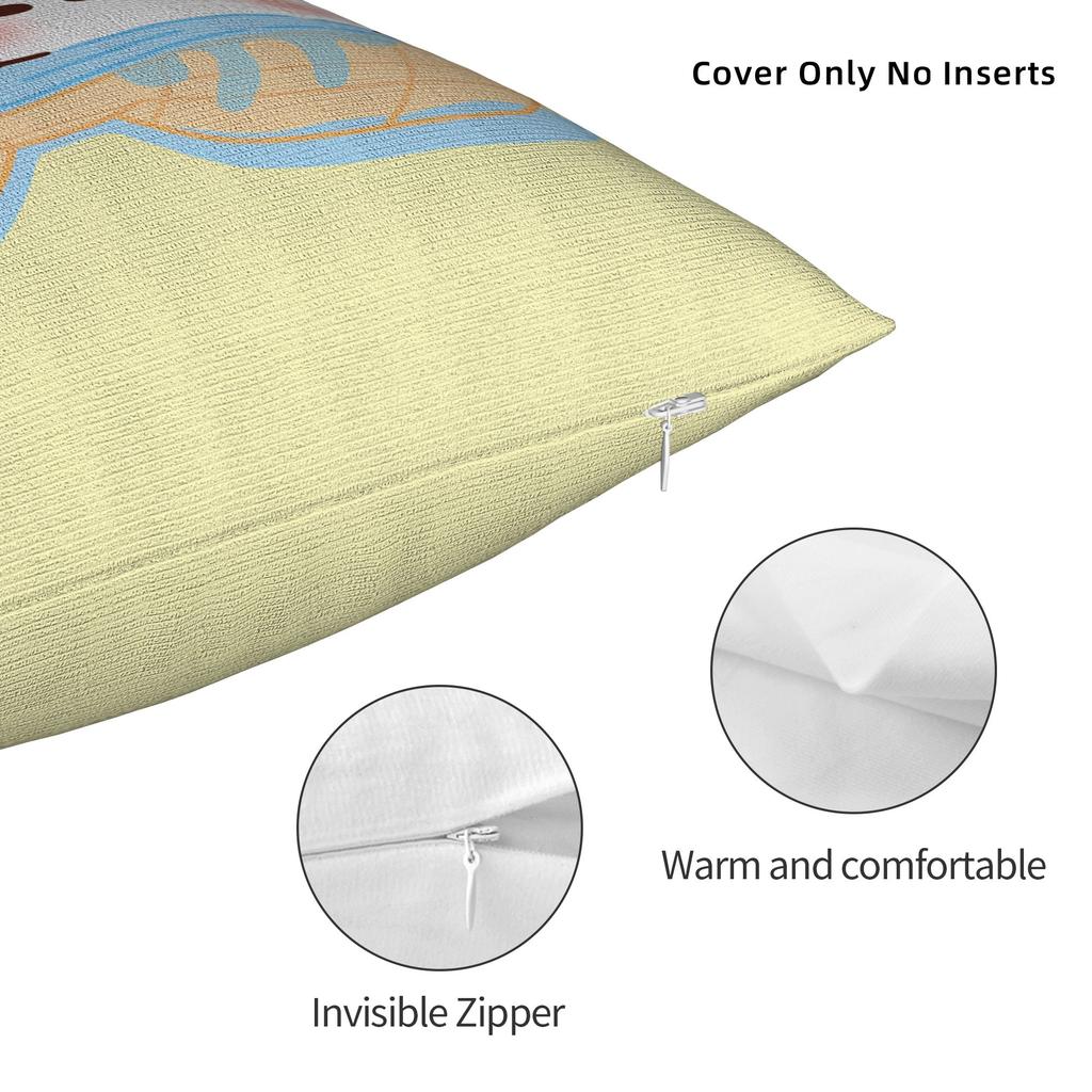 Pillow Cover Dudu Bubu   Morden Pillow Case For Sofa Couch Bed Living Room Pillowcases