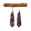 Premium Bohemian Light Luxury Geometric Emperor Stone Geometric Earrings Earrings Popular Accessories