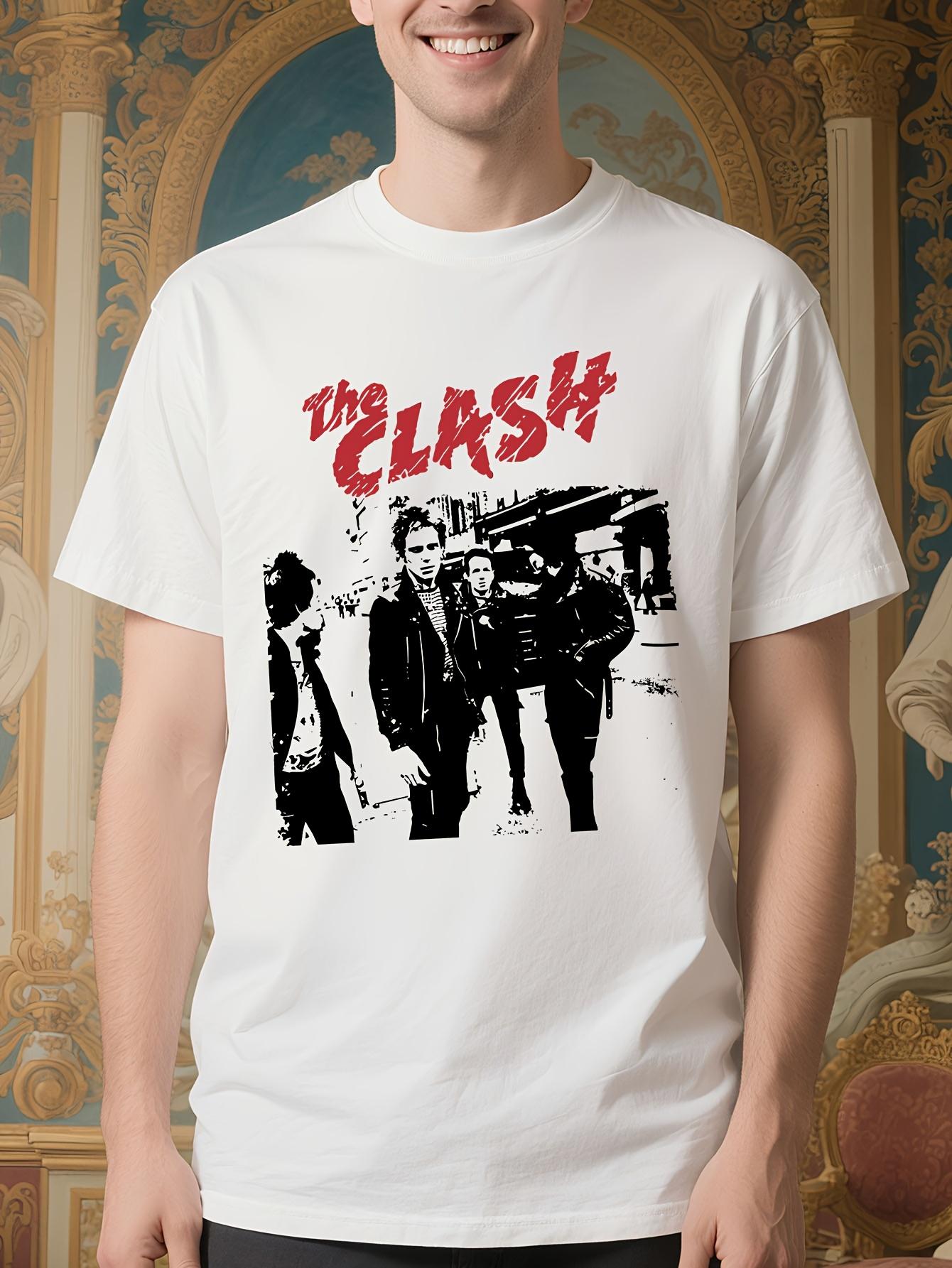 Corlorful Kawaii The Clash Oversized Tshirt - Black Casua... S разноцветный