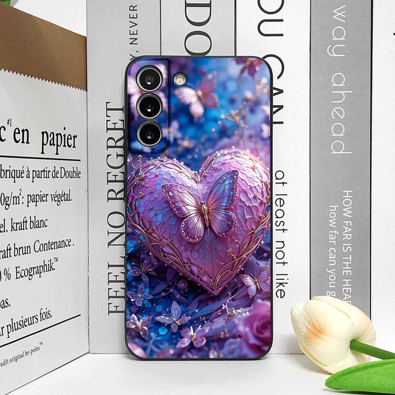 Luxury Art Butterfly Flower Pattern Phone Case for Motorola Moto Edge 50 Fusion 40 30Neo G24 E14 G75 G85 G54 5G Shockproof Cover