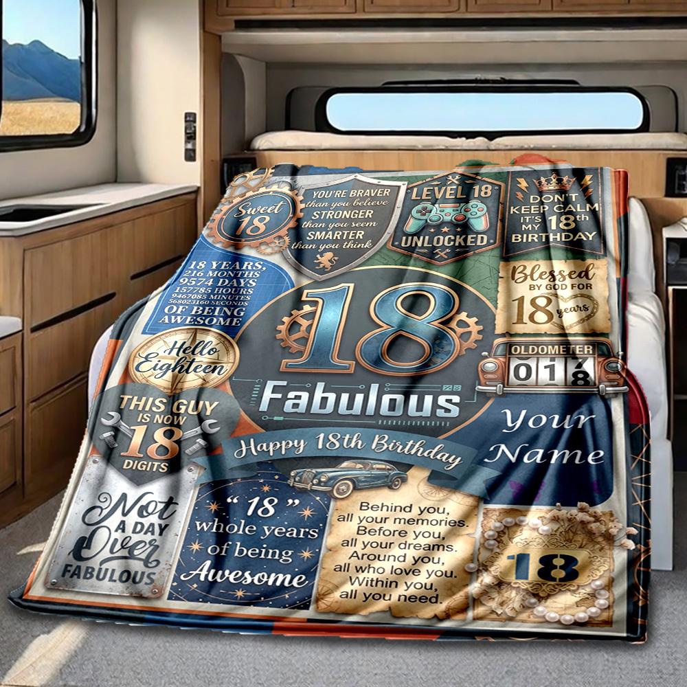 2026 Future Belongs You Graduation Celebration Blanket Personalized Name Soft Comfortable Stylish Blanket Car Blanket Perfect For Travel Camping