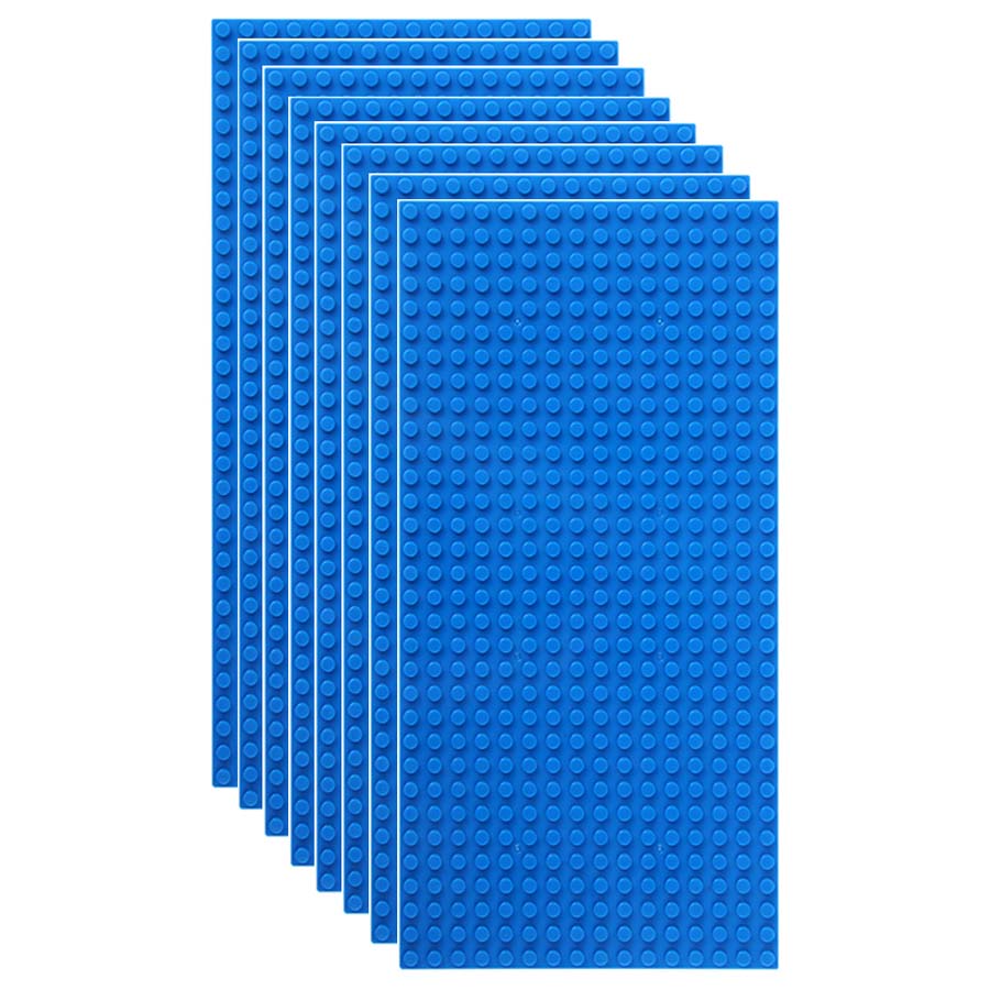 

8pcs 16x32 Dots Timeless Base Plates MY OWN CREATION DlY Plastic Blocks Baseplates CityDimensions Building Blocks Figures Construction Playthings 8pcs 16x32 темно-синього кольору