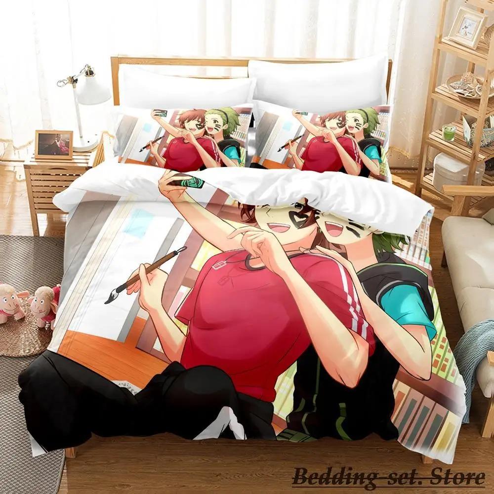 THE iDOLM@STER SideM Bedding Set Single Twin Full Queen King Size Bed Set Adult Kid Bedroom Duvetcover Sets Anime Bed