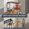 Kitchen Rotating Hook No Punching Wall Mounted Corner Multifunctional Storage Shelf Spoon Shovel Hanger