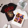Graphic T-shirt Children Casual Sports Tops Short Sleeves Kids Clothing New Five Nights At Freddys Kids T-shirts FNAF Cartoon