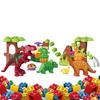 40pcs Paradise Dinosaur Themed Assembly Building Blocks Set Children Puzzle Toys