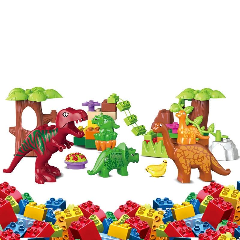 Paradise 40pcs Dinosaur Themed Assembly Building Blocks Set Children Puzzle Toys