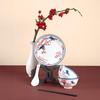 Gong He Jing Pin Vintage Japanese 'Magpies On Plum Blossoms' 16-Piece Ceramic Dinnerware Set