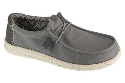 Wally Stretch Canvas, Mens Grey Sneakers