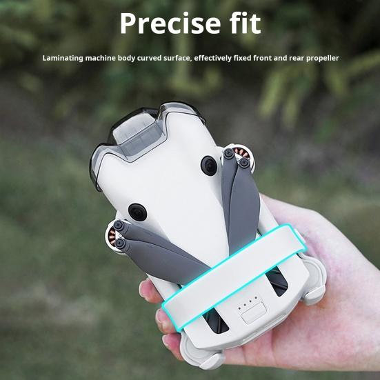 

Тримач гвинта дрона Надійна посадка М’який захист Просте встановлення Пропелери Захисний ремінь Протектор для Mini 4 Pro білий