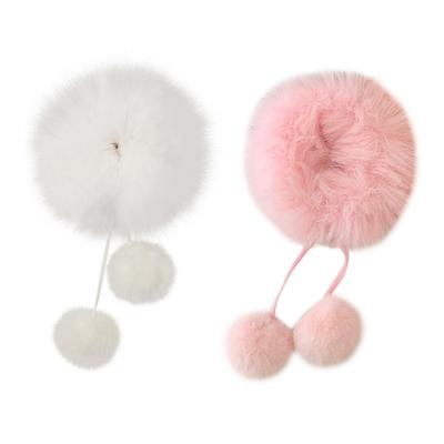 Attache Cheveux Peluche Queue de Cheval Pompon Attache Cheveux Pompon Chouchous Peluche Chouchous Bandeaux