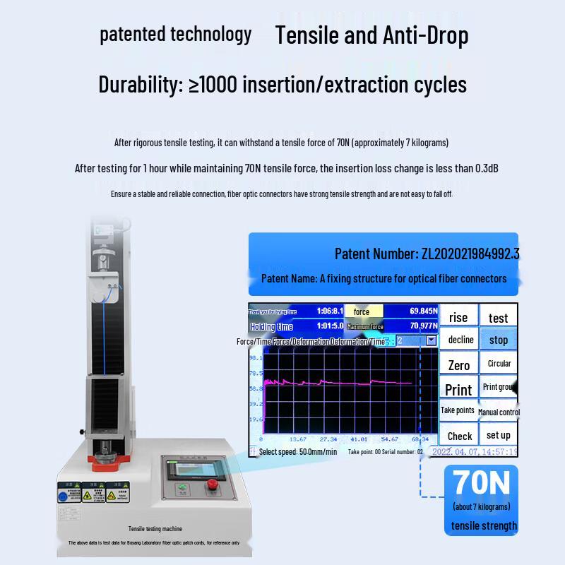 BOYANG Armored ST-ST Fiber Optic Patch Cable
