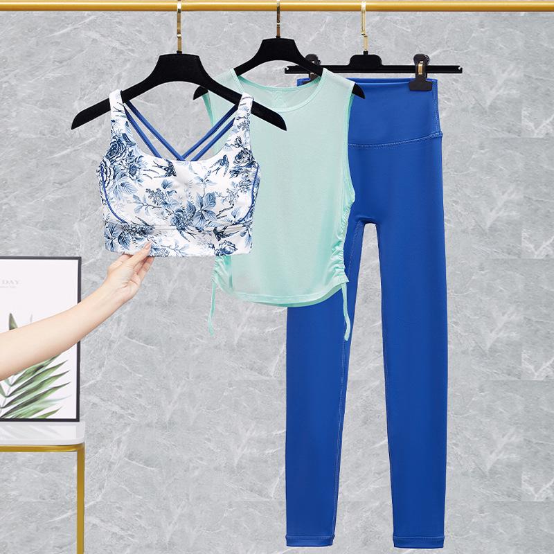 Lulu Women's Yoga Bra and High-Waist Fitness Pants Set - Spring/Summer Activewear