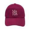 Matin Kim Matin Block Logo Ball Cap Violet