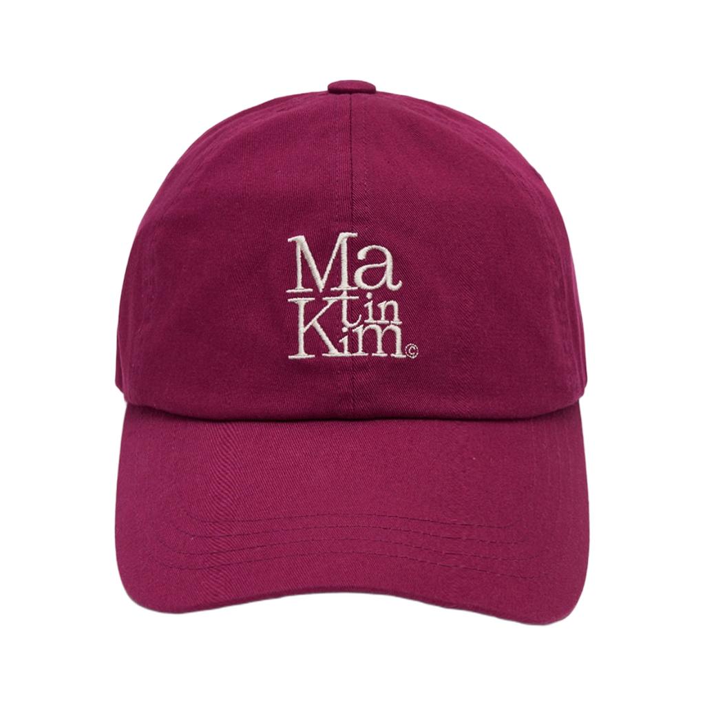 Matin Kim Matin Block Logo Ball Cap Violet