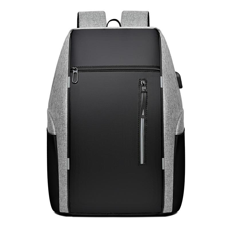 Neuer Unisex-Rucksack, einfarbig, wasserdicht und atmungsaktiv, Business-Mode, lässig, All-Match, Tagessparrucksack