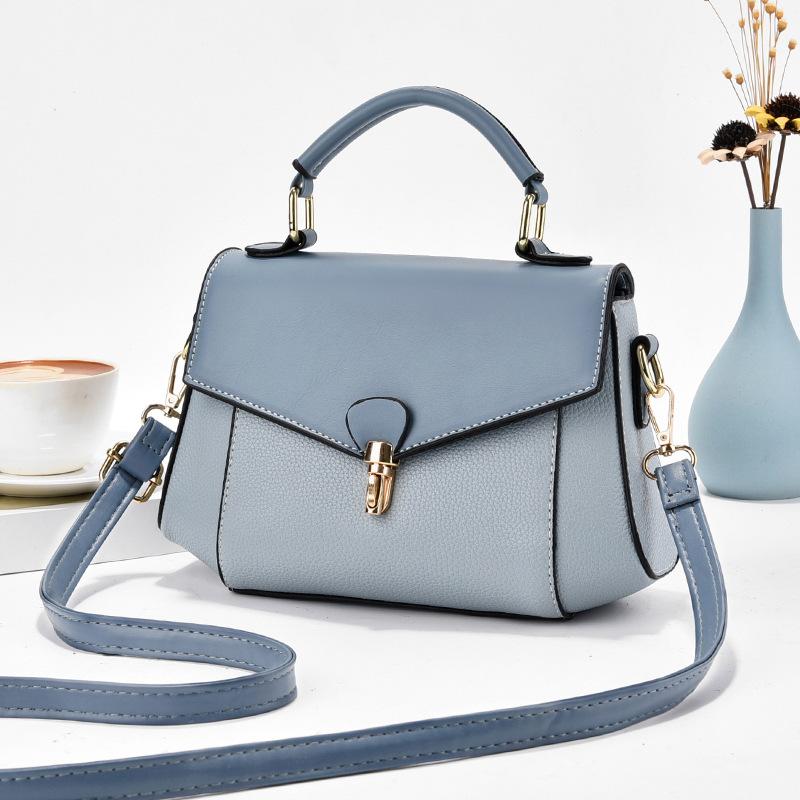 Pu small square bag women's 2025 new bag high-end sense versatile shoulder messenger bag fashionable women's small bag women's bag tide