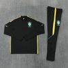 Adult National Team Soccer Training Jerseys Long Sleeve Half Zip Cotton Blend Sports Wear