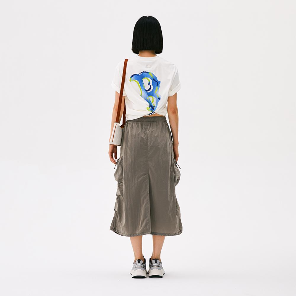 New MLB Basic Collection Basic Boston Red Sox FW25 T Shirt Unisex Standard Ivory White 3ATSB1654-43IVS