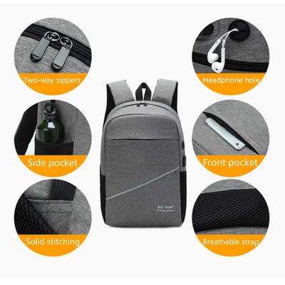 USB-Lade 3-teilige Sets Laptop-Rucksack Business Herren Damen Reise Schulterrucksäcke Schultasche