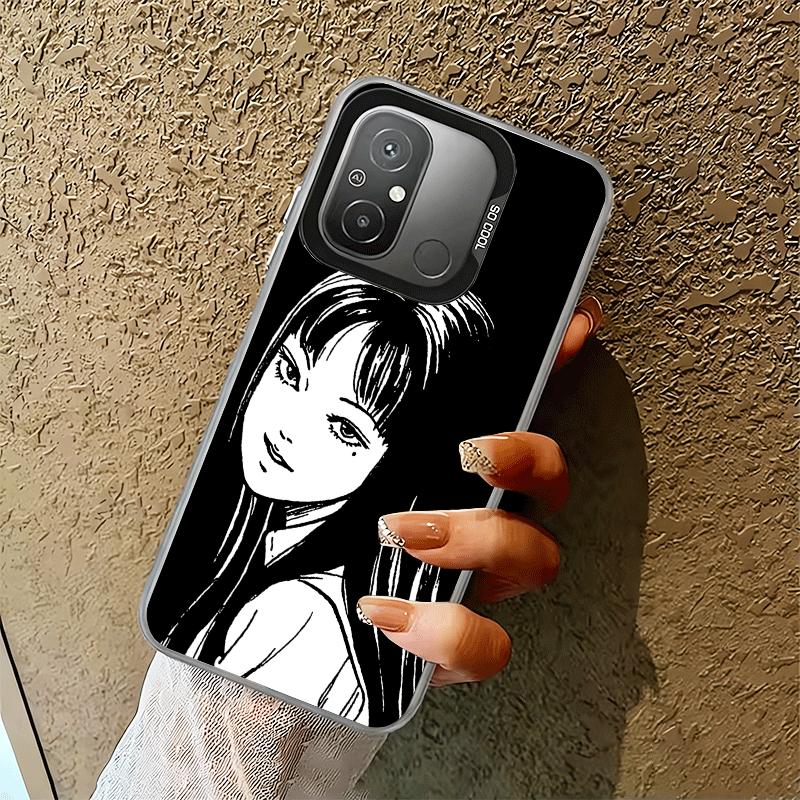 Japanese Horror Anime Soft Phone Case for Xiaomi Redmi 15C 15 14C 13C 12C Poco X5 X6 X7 Pro X3 F8 F7 Ultra M8 13 12 Cover Back S