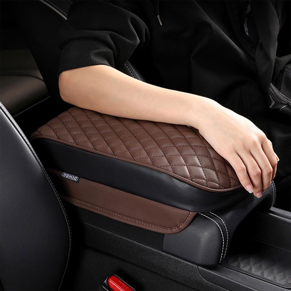 Car Armrest Covers for Kia Telluride 2020-2025,Center Console Handrail Box Fittings Parts Cushion Armrests Box Accessories,D