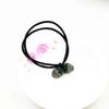 Rhinestone Strawberry Double Strand Elastic Hair Tie - Cute Fruit Hair Accessory