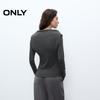 ONLY Women's Preppy Striped Slim-fit Long Sleeve T-shirt