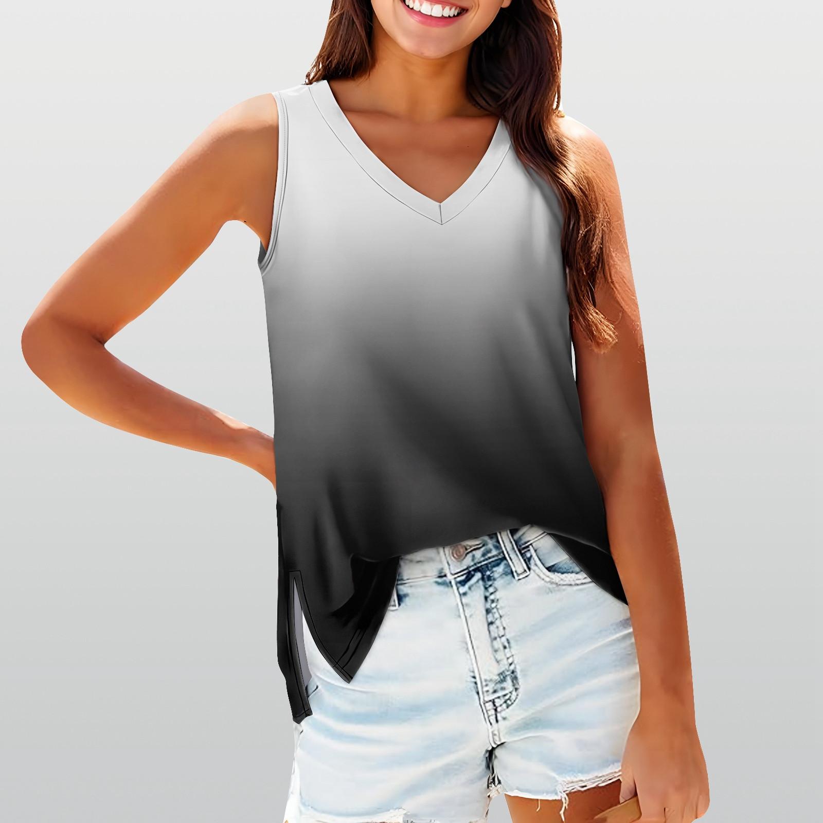 

Женская майка для девочек, однотонный повседневный топ, топы на бретелях для женщин, свободные топы без рукавов, струящиеся L чёрный