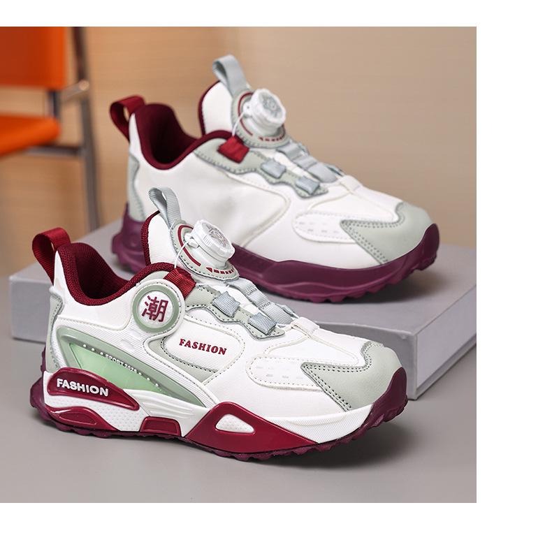 Jungen Sportschuhe 2025 Herbst/Winter Leder Wasserdicht – Rutschfeste Weiche Sohle Laufschuhe Papa Schuhe