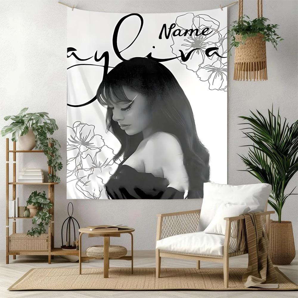 Ayliva Custom Your Name Wall Decor Tapestry Art For Pet Memorial Birthdaywedding Party Backdrop Family Gift