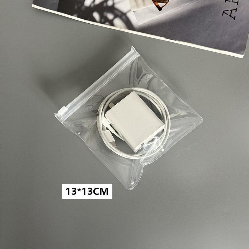 1Pcs EVA Zipper Bags with Air Holes - Reusable Clear Waterproof PVC Storage Bags Apply to Data Line Jewelry Accessories прозрачный 509₽