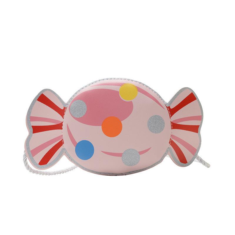 

Cute Candy Children Mini Crossbody Bag With Water Resistant Fabric Kids Toddlers розовый