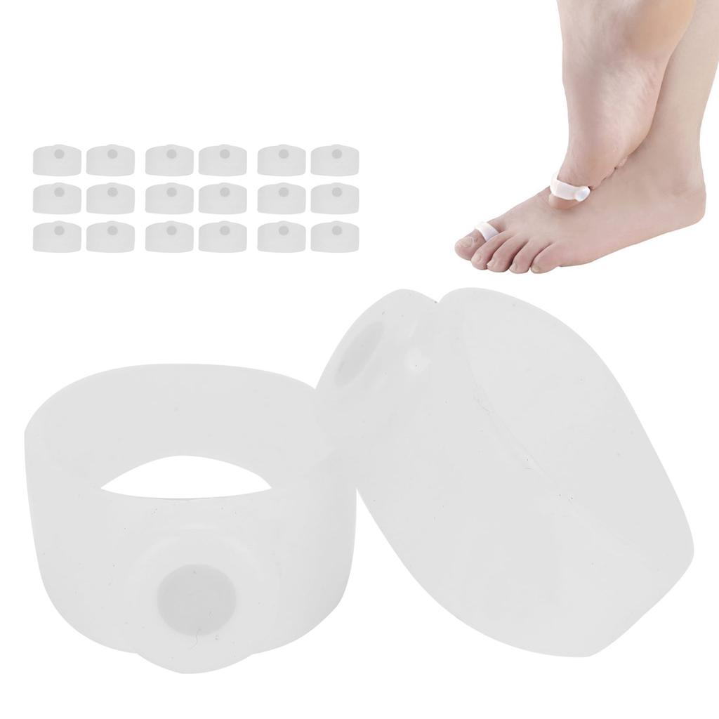 10 Pairs Magnetic Toe Ring Silicone High Elastic Soft Lose Weight Slimming Toe Ring