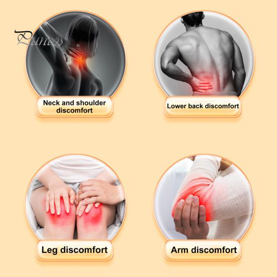 Lymphatic Drainage Hammer for Body Self-Massage Tool with Natural Mugwort Cassia Ginger Portable Massage Stick for Muscle Relief Cellulite