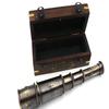 1920 Ship Captain's Working Telescope Brass Made Spyglass With Wooden Box Pirate's Instrument Brass Maritime Instruments Best Gift