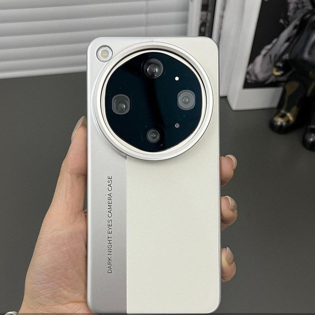 Phone Cases OPPO,Electroplated minimalist stylish faux leather texture camera protective case OPPO Find X9 Ultra