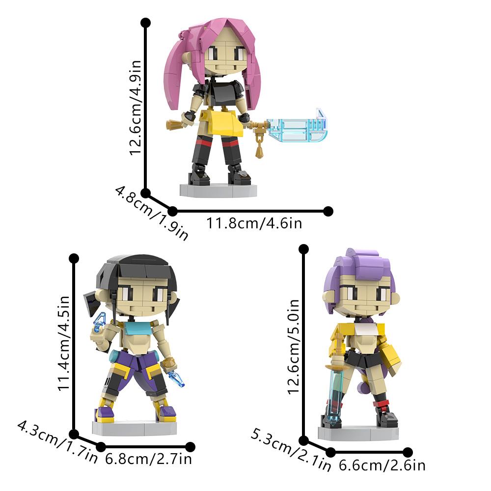 

Gobricks MOC K-pops Демонічні Мисливці Лев Ворона Будівельні Блоки Модель K-pops Демонічні Мисливці Румі Сюссі Фігурки Дії Цеглинки Іграшка