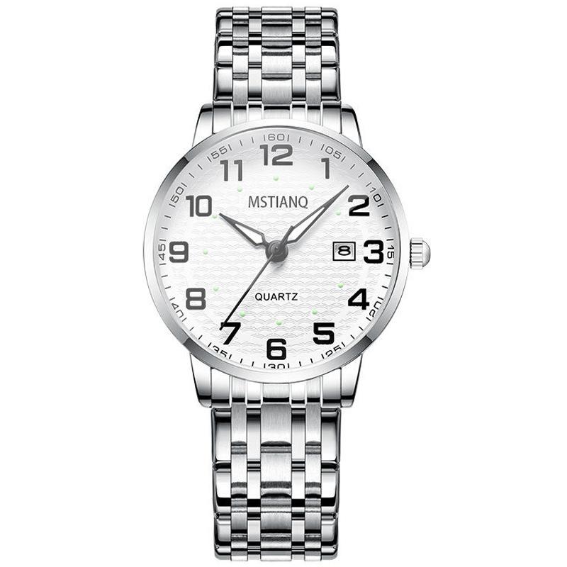 Fashion Women S Watch Steel Belt Calendar Trend Light Luxury Mori Men S And Women S Luminous Quartz Watch
