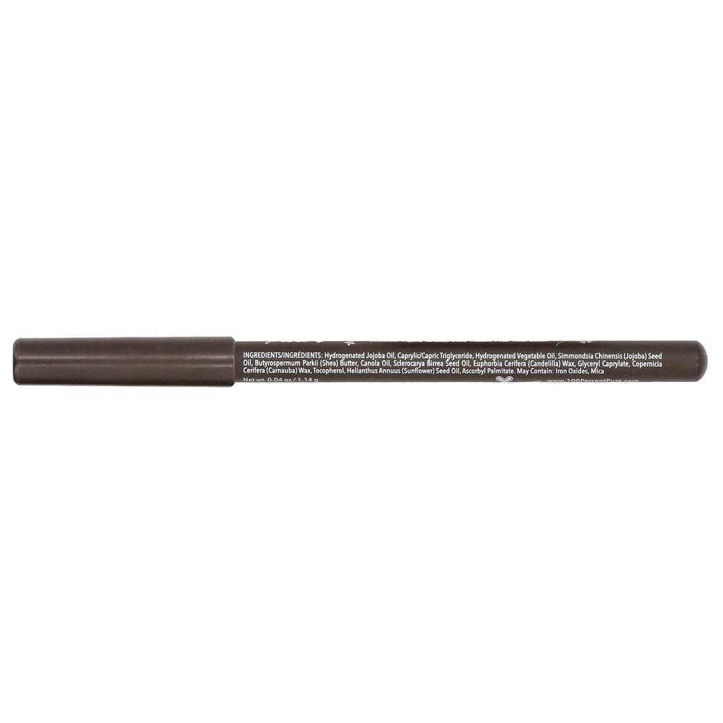 100% Pure, Creamy Long Last Eyeliner, Dark Cacao, 1.14G(0.04Oz)