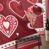 Valentine'S Day Love Romance Sheer Curtains For Living Room Kitchen Window Curtains Bedroom Tulle Voile Curtains