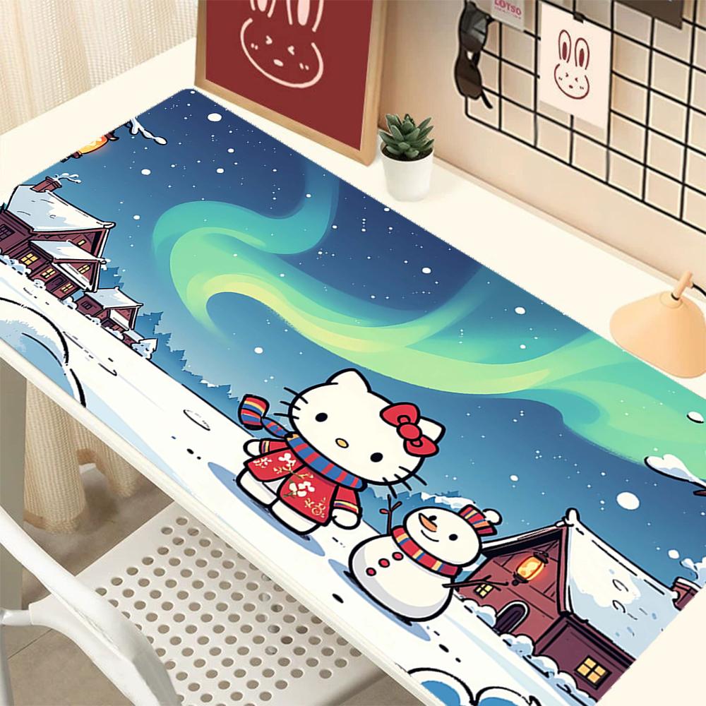 1Pc Hello Kitty Cute Chicks Garden Print Mouse Pad 2Mm Thick Rubber Base Perfect Bedroomofficegame Room Ideal Gift Computer Keyboard Enthusiasts Print