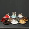1pcs Ceramic Incense Burner Holder - Multifunctional 4-in-1 for Palo Santo, Sage, Sticks, Candles & Crystals Ideal for Christmas