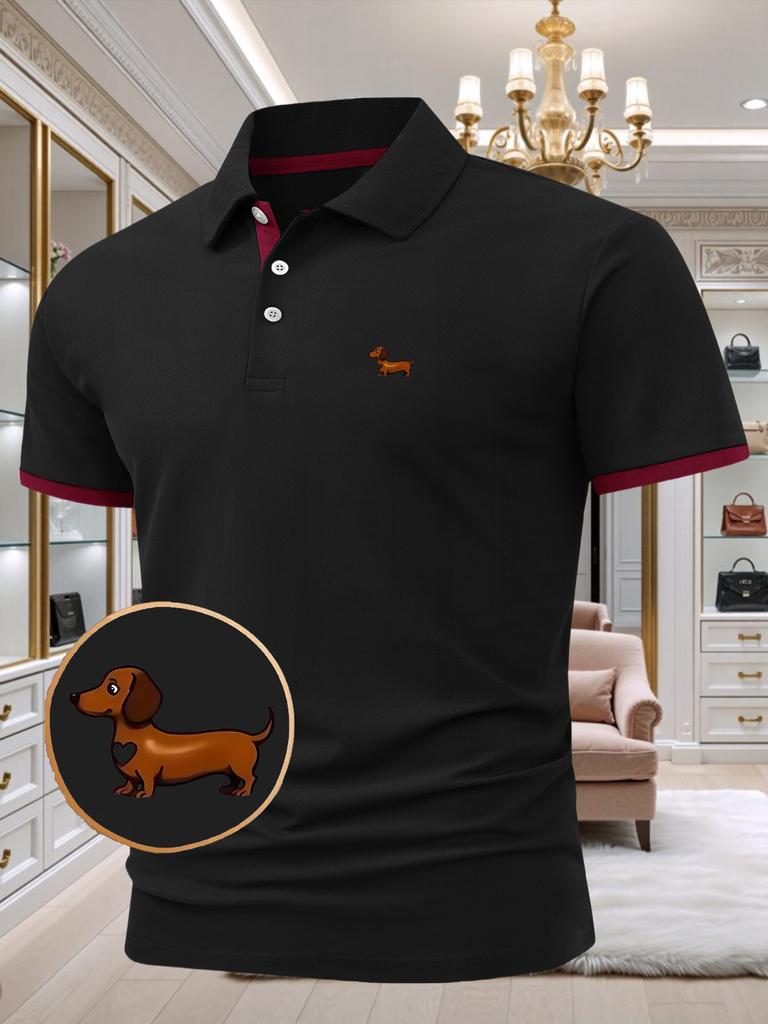 Men's Stretch Athletic Polo Shirt Quick Dry Lightweight Short Sleeve Golf Tennis Shirt for Outdoor Sports