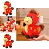 Horse Year Mascot Plush Toy With Flower Embroidery Design For Lunar New Year Gifts And Celebrations