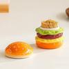 Dust-proof Toothpick Jar Decorative Cotton Swab Storage Box Hamburger Toothpick Holder  Bedroom
