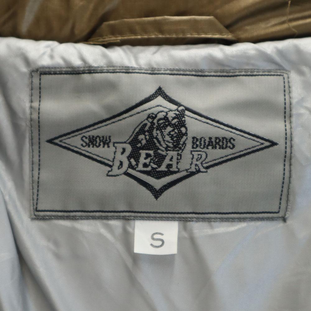 BEAR Down Jacket S Gold Men's Used